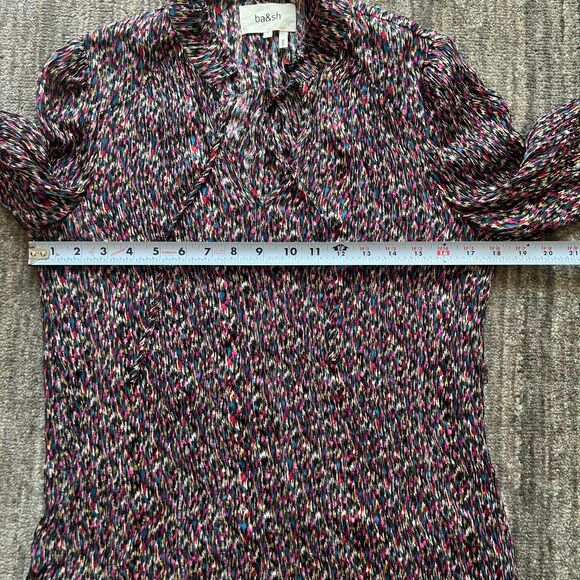 ba&sh Women's Ruffle Collar Dallas Top, Size L - Picture 6 of 6